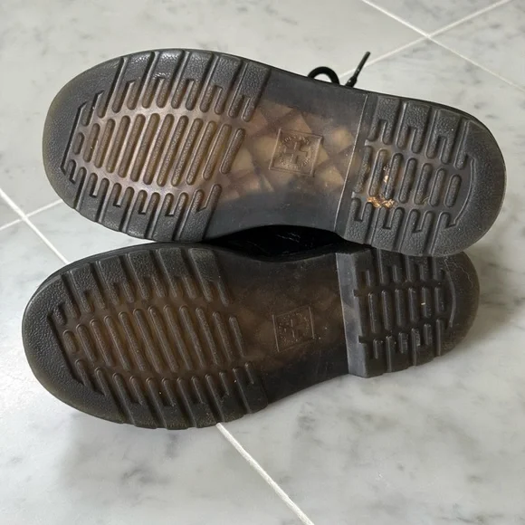 Dr. Martens 11 T Black 1460 Pascal Leather Boots - Picture 3 of 4